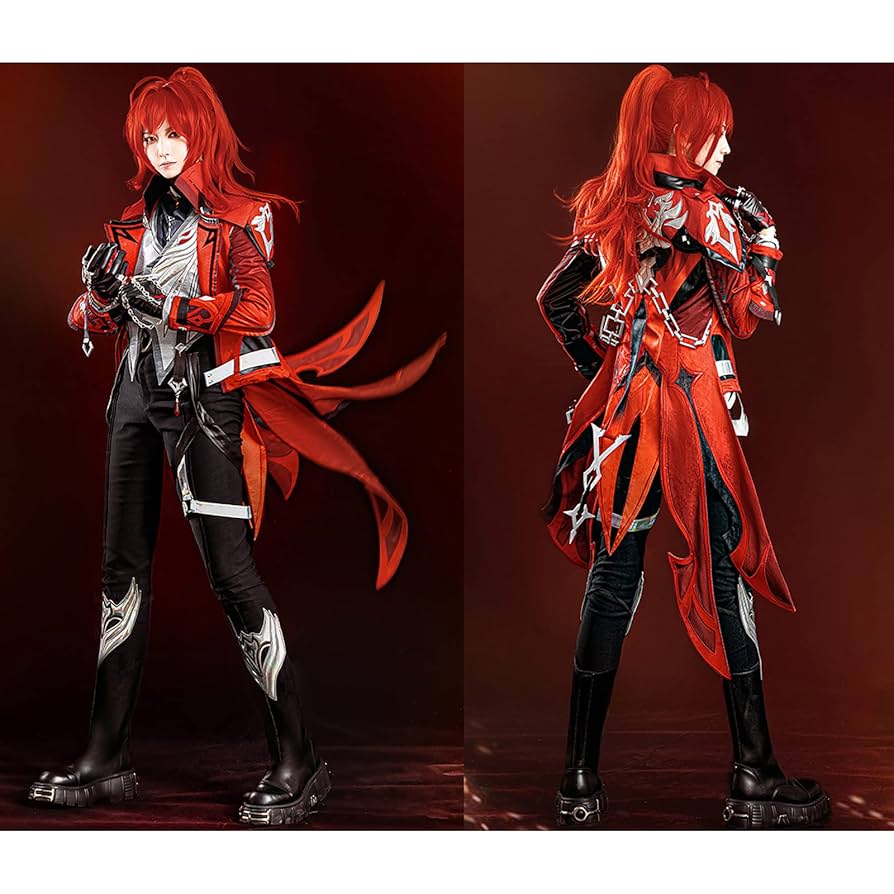 ディルック　レドデM フルセット　コスプレ　原神 ディルック レドデM フルセット コスプレ 原神